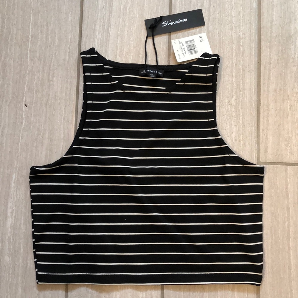 Striped Crop top